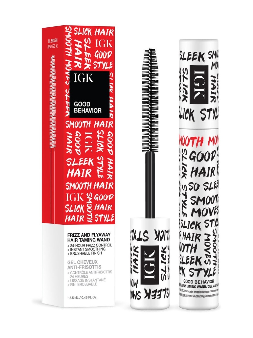 IGK GOOD BEHAVIOR FRIZZ AND FLYAWAY LIGHTWEIGHT GEL HAIR TAMING WAND